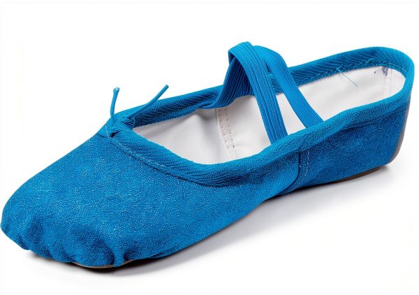 Generic Girls Dance Shoes Rose Gold Pink Sky Blue Sizes-0