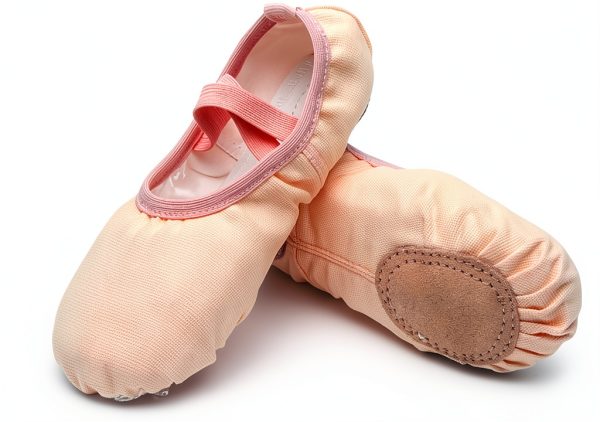 Generic Girls Dance Shoes Satin Ballet Slippers Jazz Tap-5