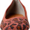 Lucky Brand Womens Flats Slip On Casual Shoes Red Multi-1