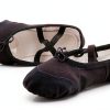 Generic Ballet Shoes Girls Pink Black Dance Flats Kids-3