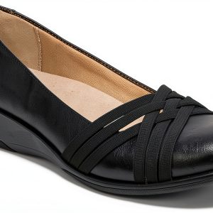 LifeStride Womens Ballet Flats Comfort Cushioning Navy Black-0