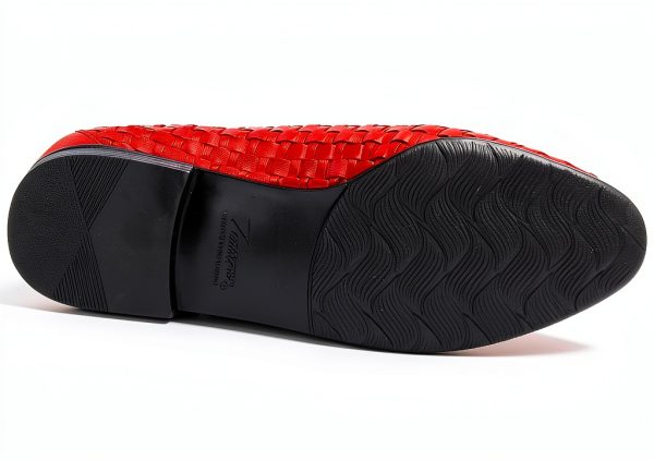 Trotters Liz III Womens Loafers Woven Leather Slip On-3