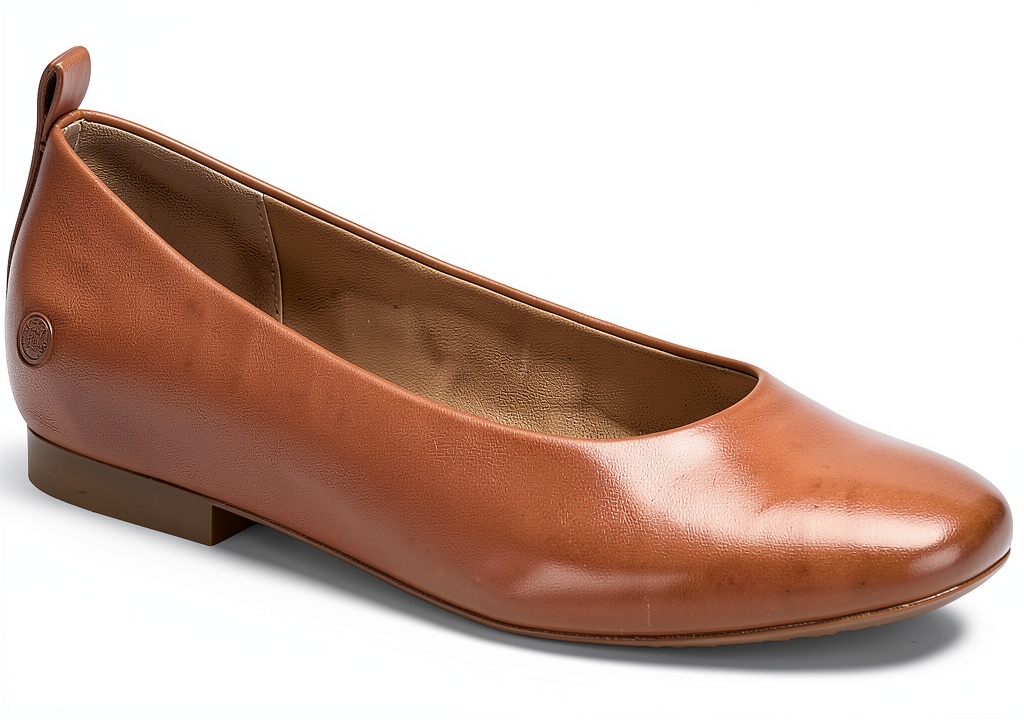 Born womens brown suede flats showcasing the flexible outsole and cushioned footbed