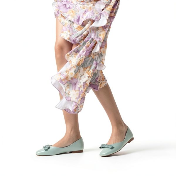 C Paravano Womens Flats Lambskin Leather Memory Cushion-2