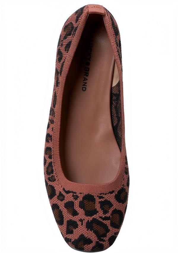 Lucky Brand Womens Flats Slip On Casual Shoes Red Multi-3