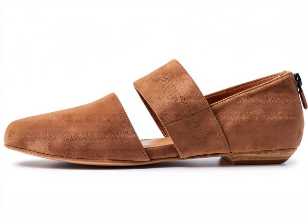 YDN Womens Vegan Ballet Flats Almond Toe Strappy Design-1