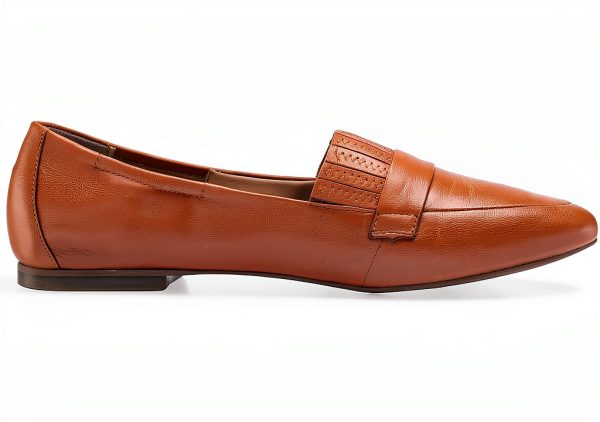 Trotters Womens Loafers Nappa Leather Kiltie Detail Slip On-5