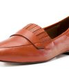 Trotters Womens Loafers Nappa Leather Kiltie Detail Slip On-0