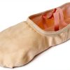 Generic Ballet Shoes Girls Leather Sole Slip On Dance Shoes-1