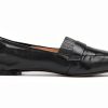 Trotters Womens Leather Loafer Flat Black Caramel Smoke-4