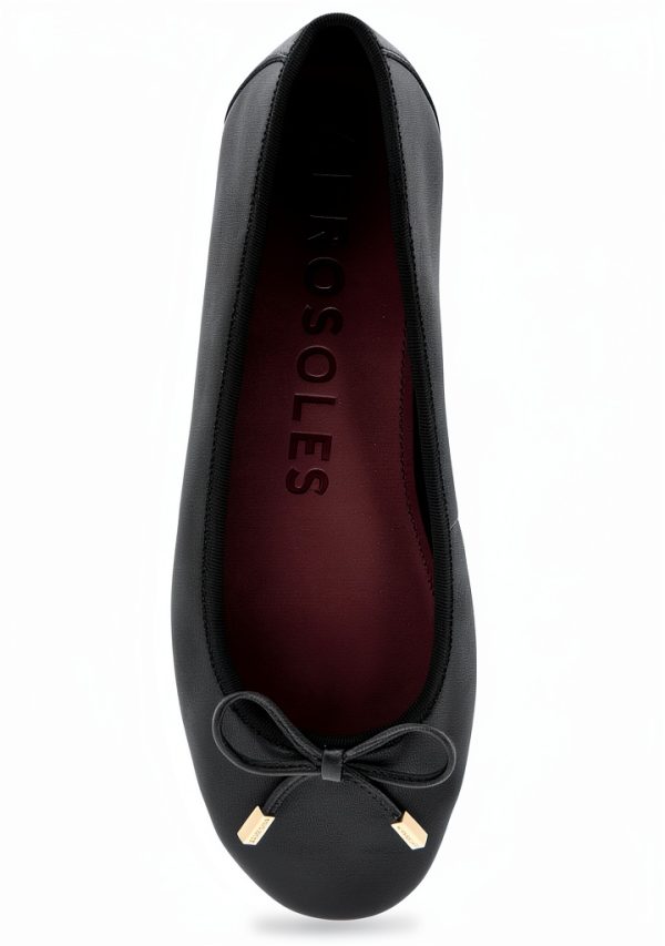 Aerosoles Womens Flats Genuine Leather Ortholite Insole Bow-10