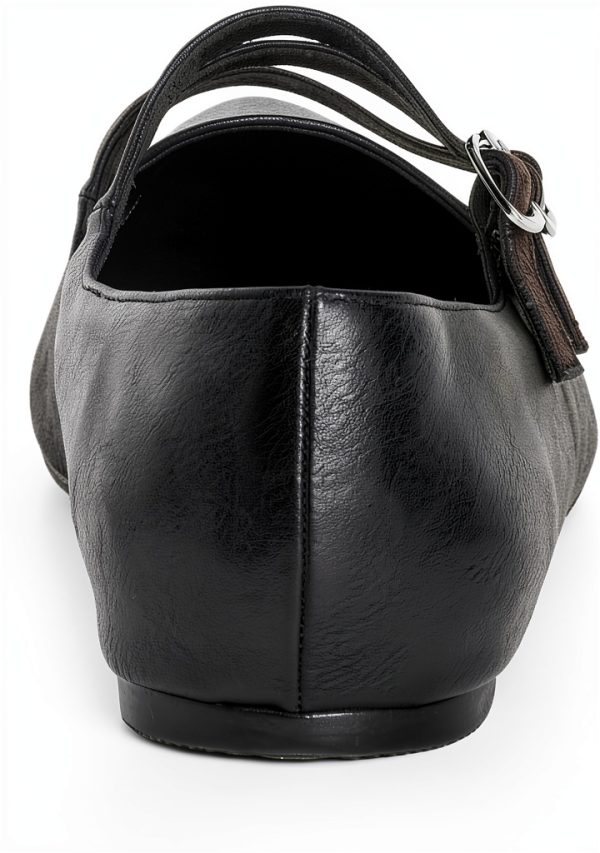 Bucket Ballet Flats City Chic Women Pointed Buckle-2