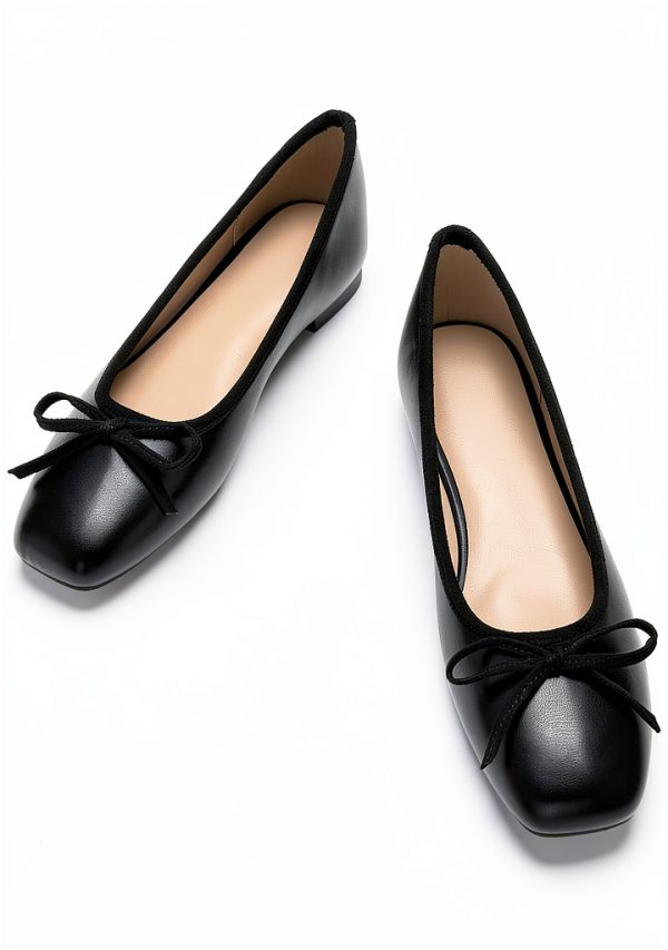 LuxeStep Women’s Leather Flats Low Heel Memory-0