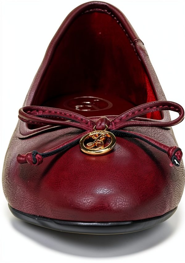Sam & Libby Womens Ballet Flats Swiss Mahogany-1