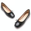 LuxeStep Women’s Leather Flats Low Heel Memory-1