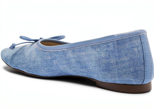 Denim Ballet Flat Schutz Women Blue Jeans-3