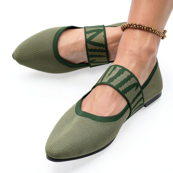 Women's Mary Jane Flats MJP01 Breathable Knit-5