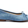 Denim Ballet Flat Schutz Women Blue Jeans-4