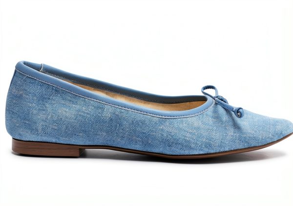 Denim Ballet Flat Schutz Women Blue Jeans-4
