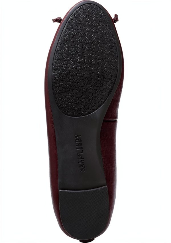 Sam & Libby Womens Ballet Flats Swiss Mahogany-3