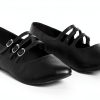 Bucket Ballet Flats City Chic Women Pointed Buckle-7