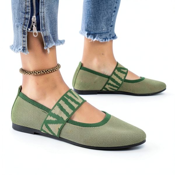 Women's Mary Jane Flats MJP01 Breathable Knit-6