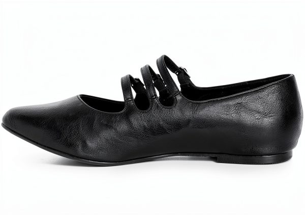 Bucket Ballet Flats City Chic Women Pointed Buckle-5