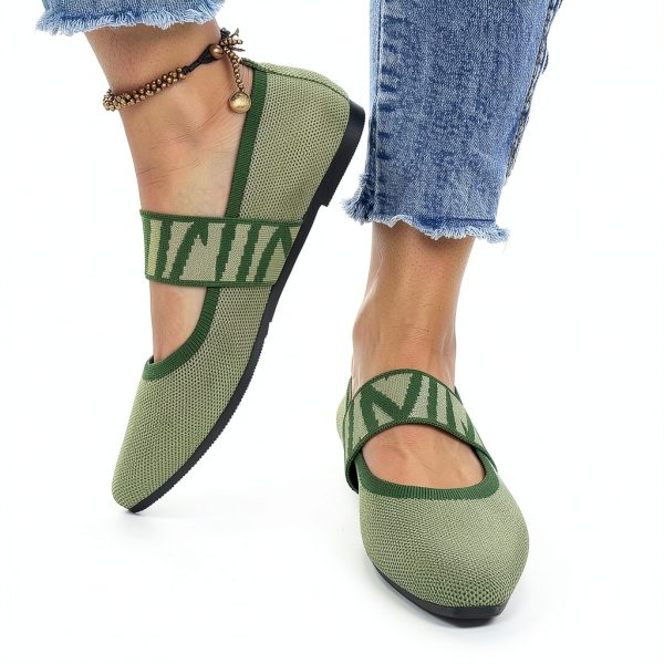 Women's Mary Jane Flats MJP01 Breathable Knit-2