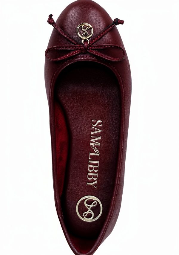 Sam & Libby Womens Ballet Flats Swiss Mahogany-4