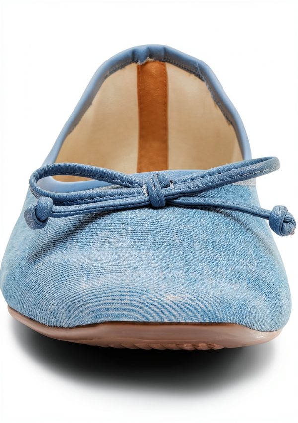 Denim Ballet Flat Schutz Women Blue Jeans-5